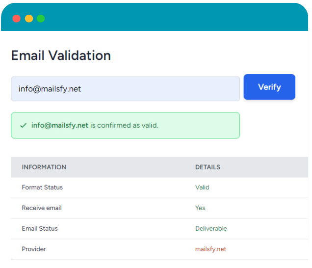 Email Validation